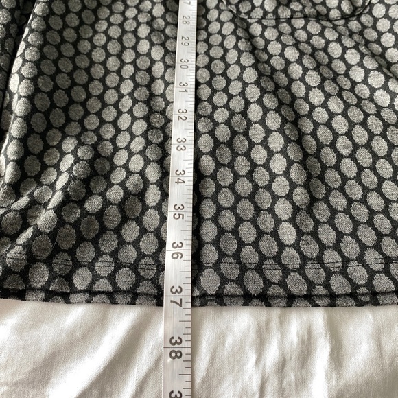 EnFocus‎ Women Charcoal Short Sleeve Oval Pattern Straight Shift Midi Dress 18W - Picture 12 of 14